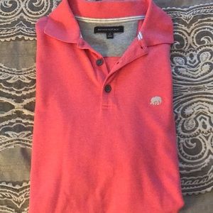 Salmon color Banana republic men’s collared shirt